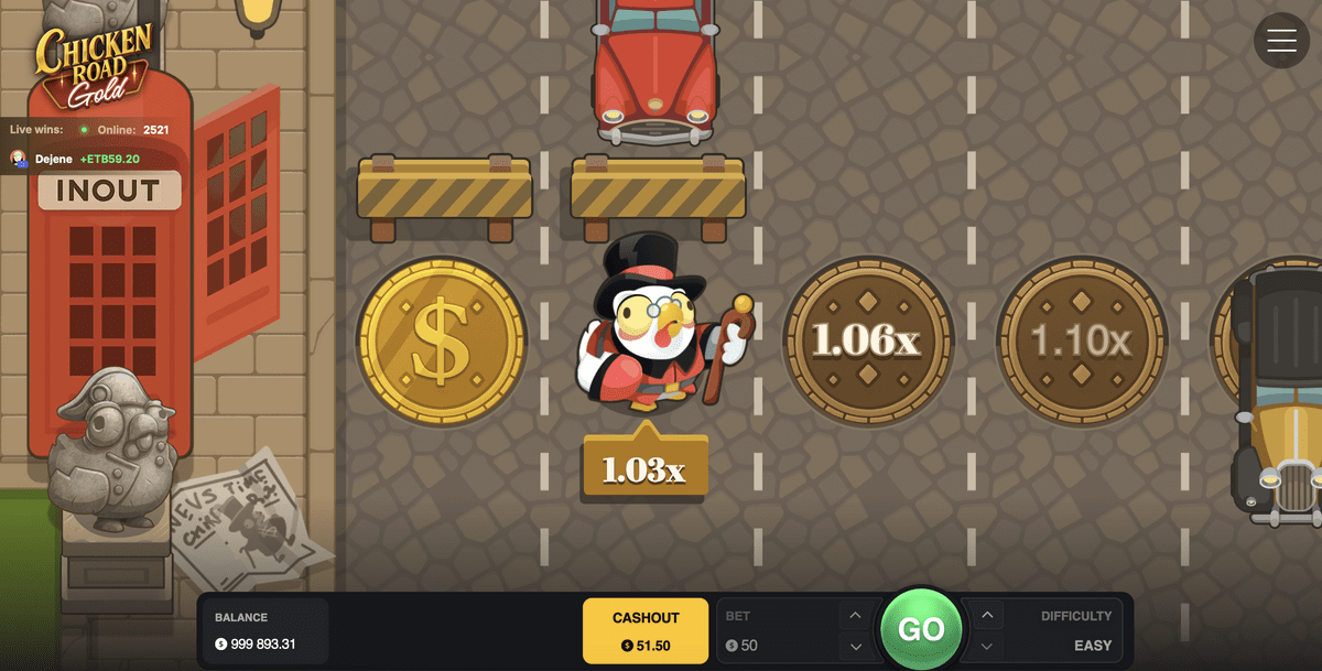 Chicken Road Gold Slot Chicken Road Gold Slot — Gold Edition of the crash game with higher max wins